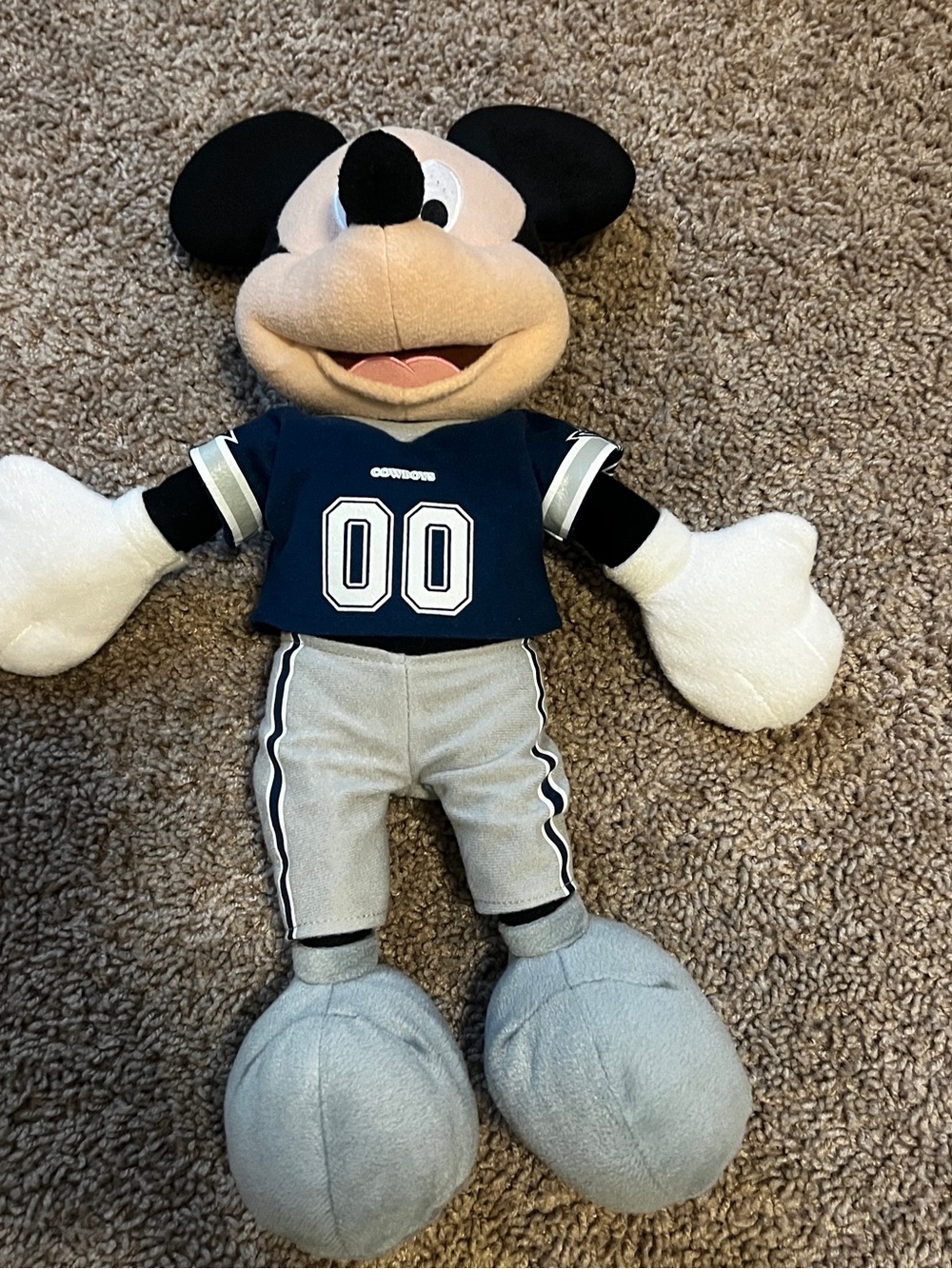 Disney Mickey Mouse Dallas Cowboys Plush